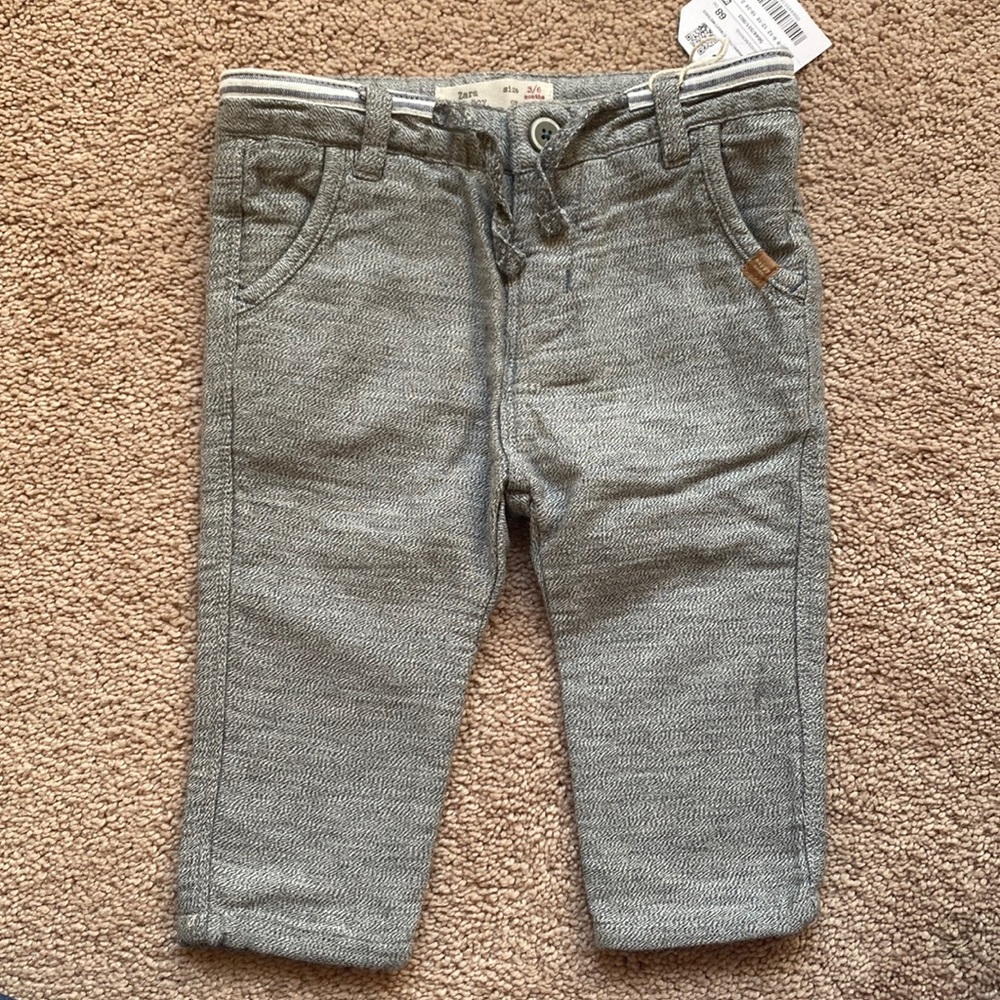 NWT ZARA baby boy dress pants, size 3-6m